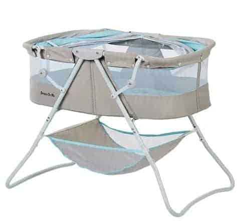 bassinet with storage underneath