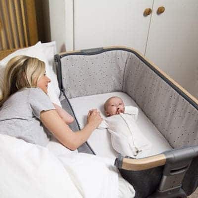 next to bed bassinet