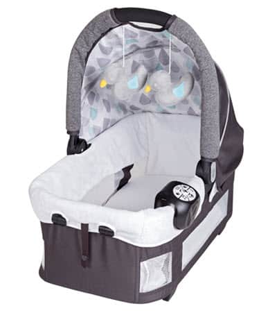 baby trend twin bassinet