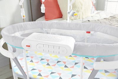 Fisher Price Soothing Motions Bassinet mobile device