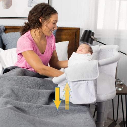 sidewall feature of the Halo Bassinest Swivel Sleeper » Getforbaby