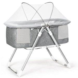 INFANS 2 in 1 Rocking Bassinet for Newborn Baby