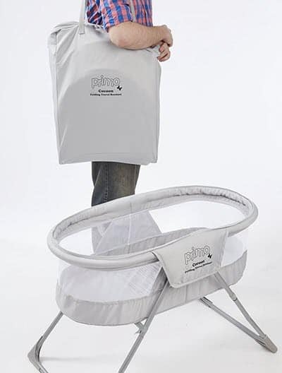 Primo Cocoon Folding Indoor & Outdoor Travel Bassinet with Bag