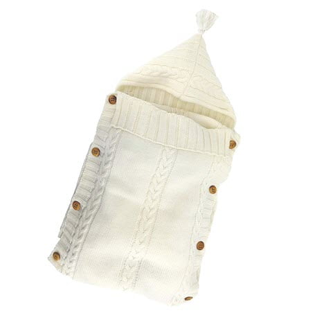 XMWEALTHY Newborn Wool Bassinet Blanket
