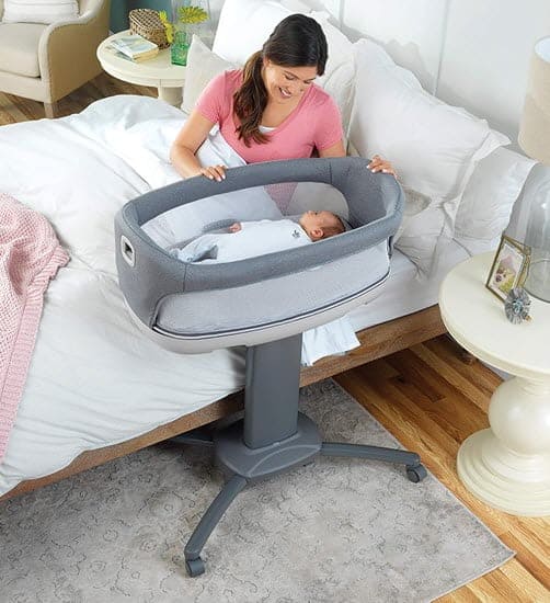Chicco Close to You 3-in-1 Bedside Bassinet - Heather Grey