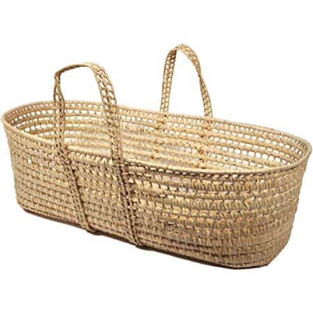 Palm leaves mouse basket bassinet » Getforbaby