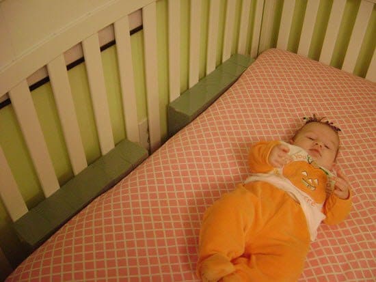 acceptable gap between crib and mattress