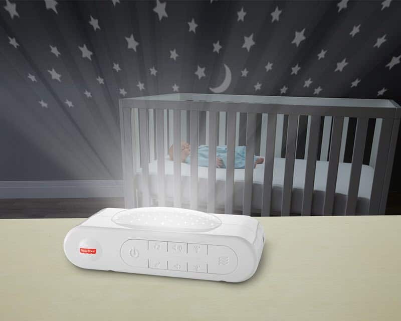 projector and night light of Fisher-Price Soothing Motions Bassinet