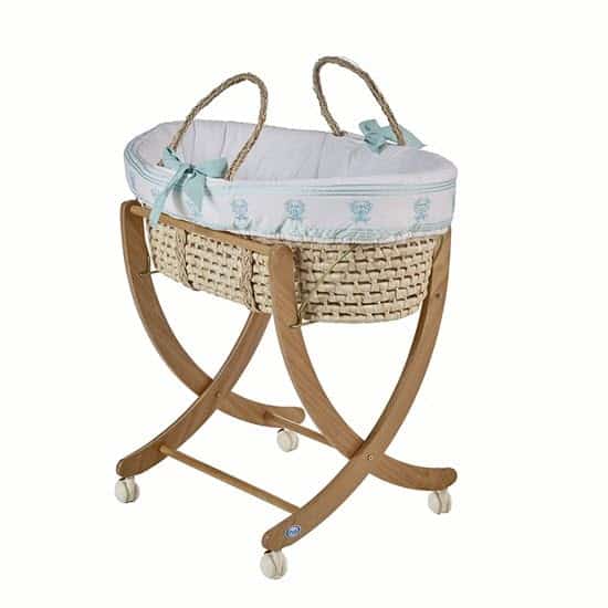 Pali Designs Isabella Moses Basket Bassinet with Stand