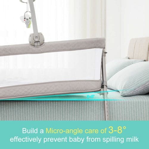 how to incline Kidsclub Baby Bedside Sleeper bassinet to refuce acid reflux