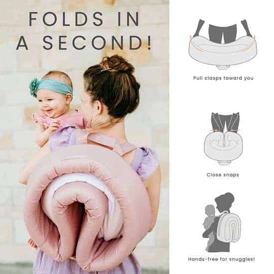 how to fold Lulyboo Baby To Go baby Bassinet