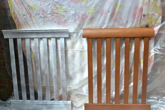 parts of the baby crib to paint