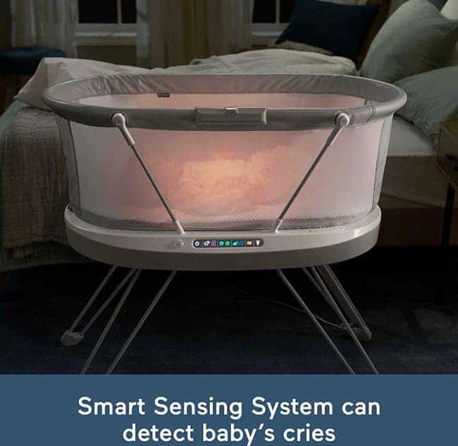 Fisher-Price Luminate Bassinet smart sensing system