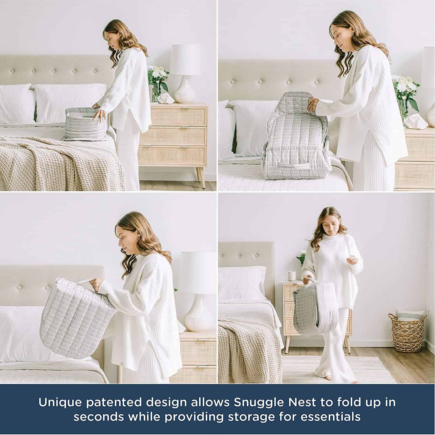 how to fold Baby Delight Snuggle Nest Portable Infant Lounger