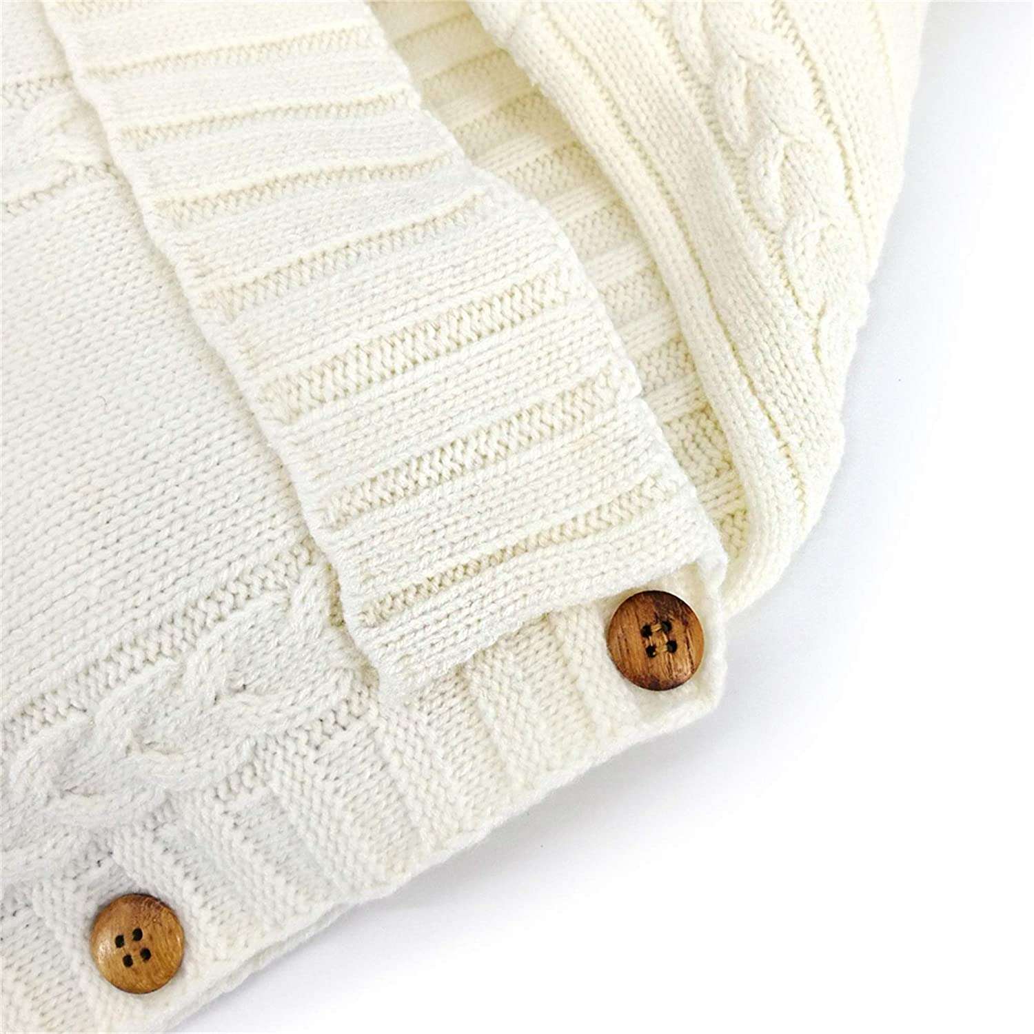 XMWEALTHY Infant Wool Bassinet Blanket Closeup