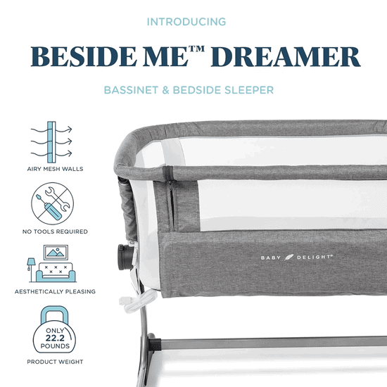 baby delight bedside bassinet easy to assemble