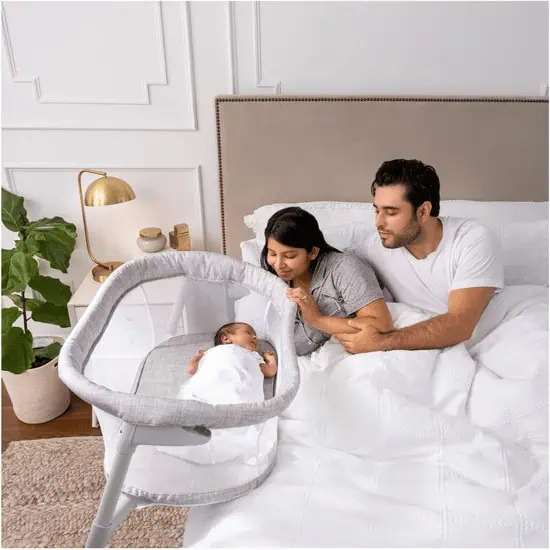 Besrey 3in1 Portable & Foldaway Rocking Bassinet Modes